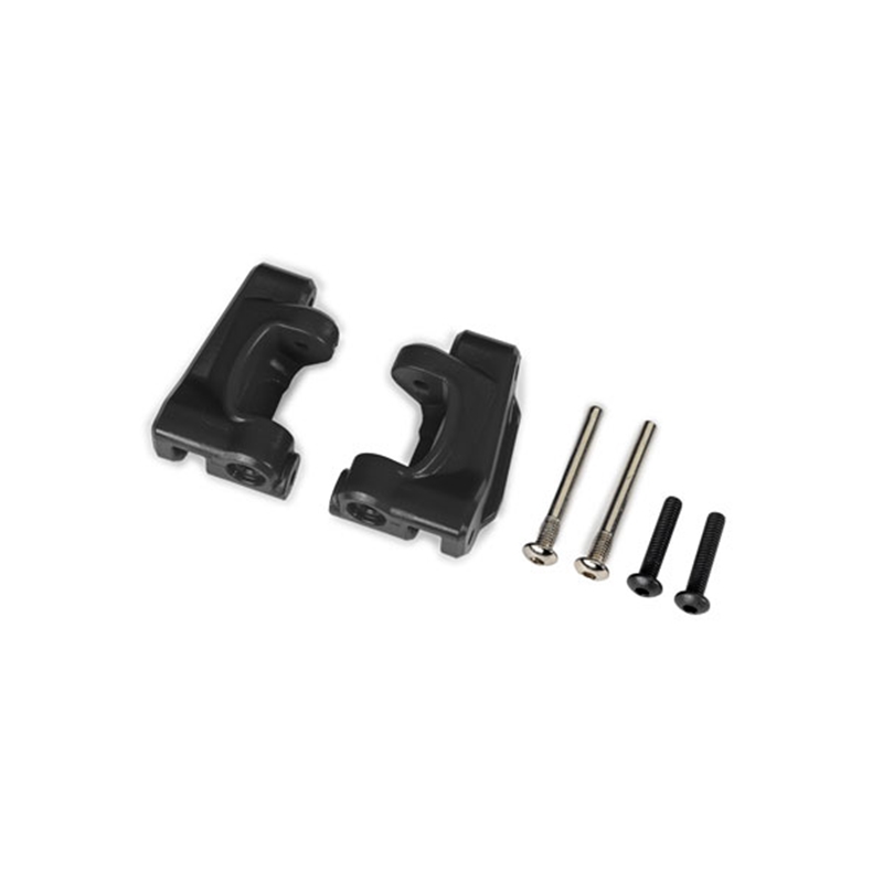 Traxxas TRA9136 Caster blocks (c-hubs), extreme heavy duty, black (left & right)