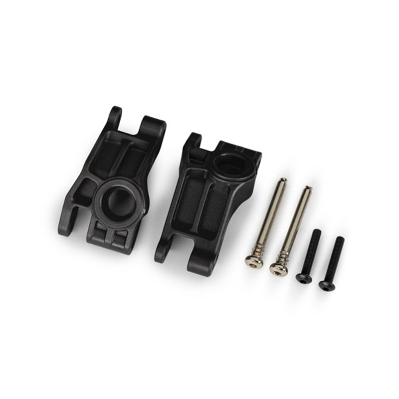 Traxxas TRA9150 Carriers, stub axle, rear, extreme heavy duty, black (left & right)