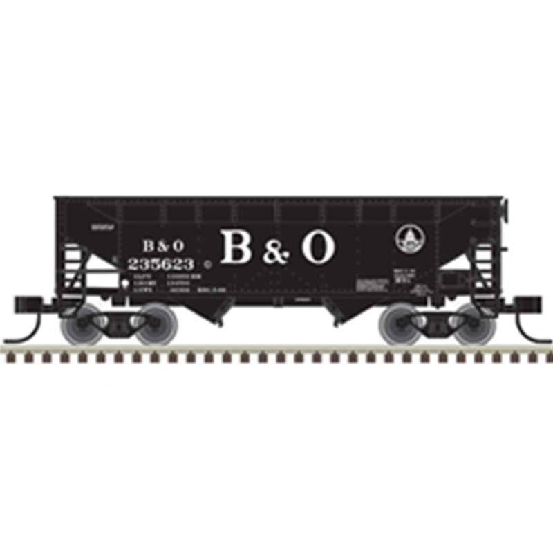 Atlas N Scale 2-BAY OFFSET SIDE HOPPER BALTIMORE & OHIO #235623