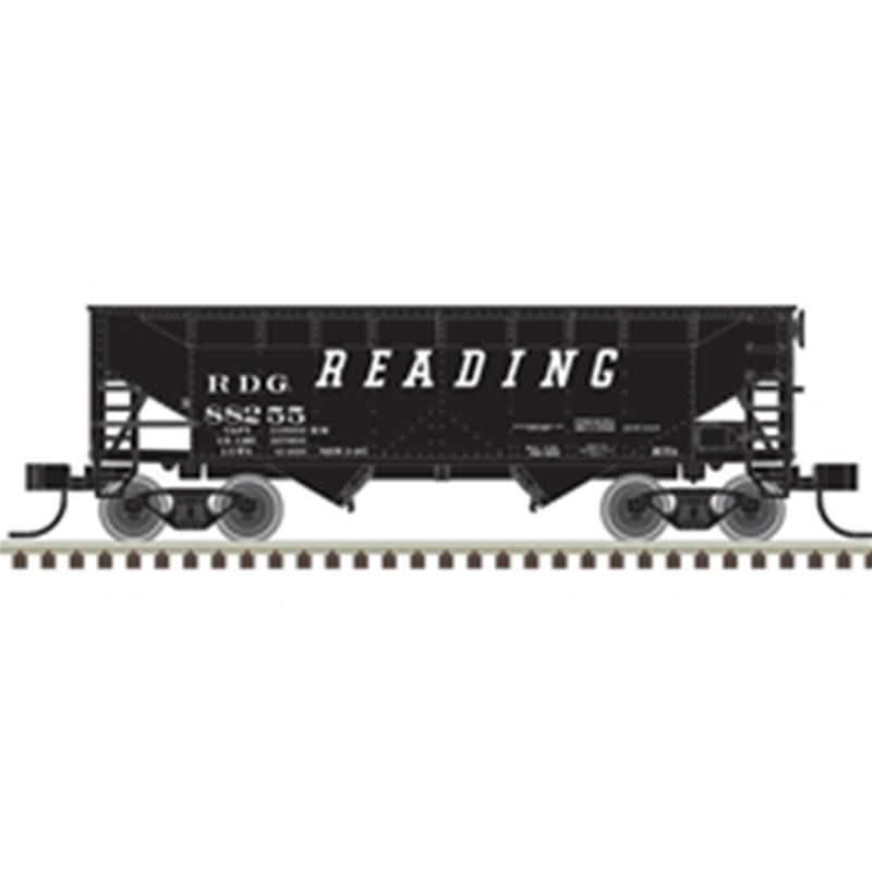 Atlas 50006131 N Scale  2-BAY OFFSET SIDE HOPPER READING #88203