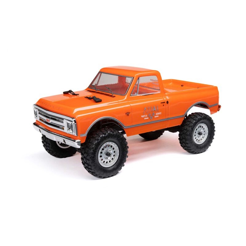 Axial AXI00001V2T3 Orange 1/24 SCX24 1967 Chevrolet C10 4WD Brushed Truck RTR