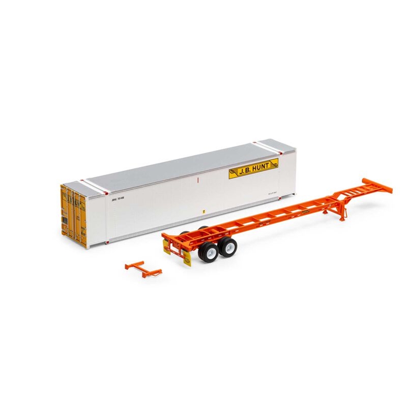 Athearn ATH27992 HO 48' Container with Chassis, JBHU