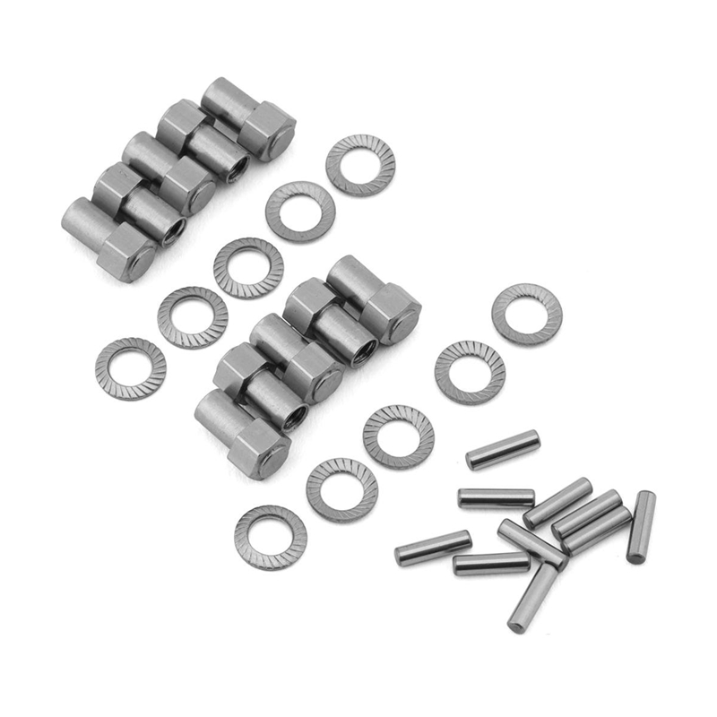 Treal Hobby TLHTTRX-4M-91 Brass Extended Wheel Hub Hexes Hardware Set for Traxxas TRX-4M