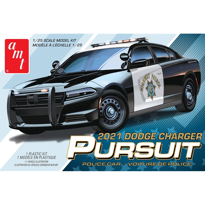 AMT 2021 Dodge Charger Police Pursuit 1:25