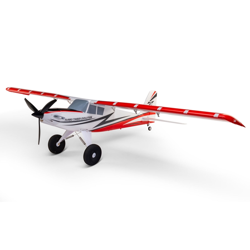 E-flite EFL105250B Turbo Timber Evolution 1.5m BNF Basic, includes Floats