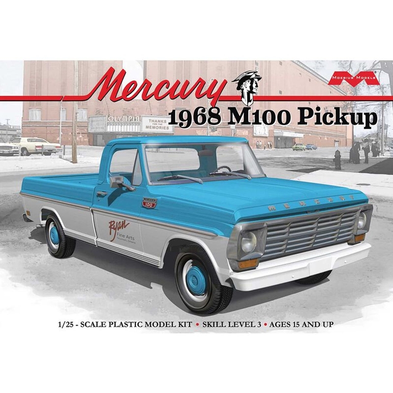 Moebius Models 2740 1/25 1968 Mercury M100 Pickup truck