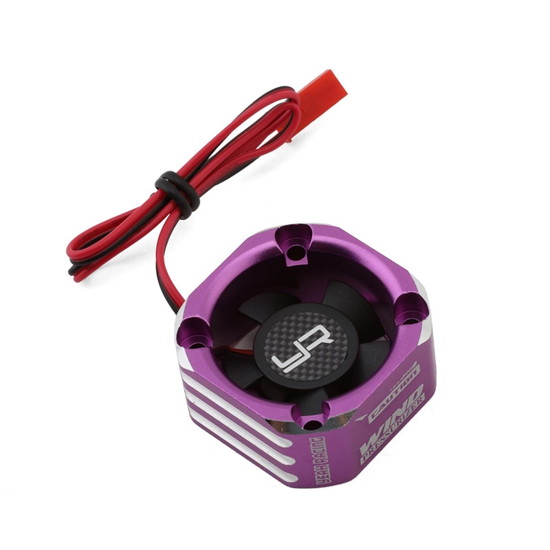 Yeah Racing YA-0576PP 30x30mm Aluminum Case Booster Fan (Purple)