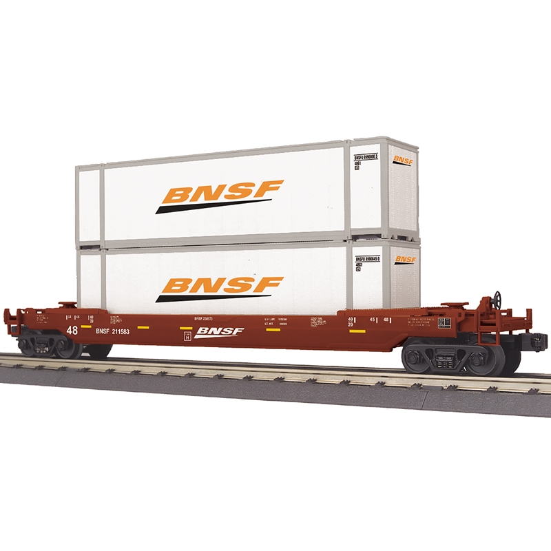 MTH 30-769064O Railking Husky Stack Car BNSF