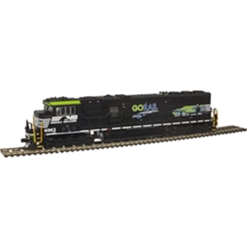 Atlas 40003990 N Gold SD60E Norfolk Southern "Gorail" #6963 DCC & Sound