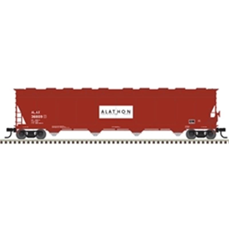 Atlas 20006734 HO ACF 5701 COVERED HOPPER CAIN CHEMICALS (ALAX) 36809 (RED/WHITE)