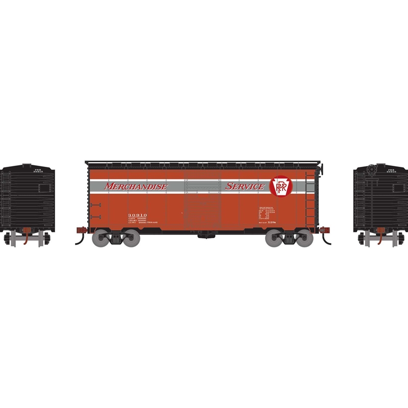 Athearn ATH75343 HO 40' Youngstown Door Box, PRR #30910