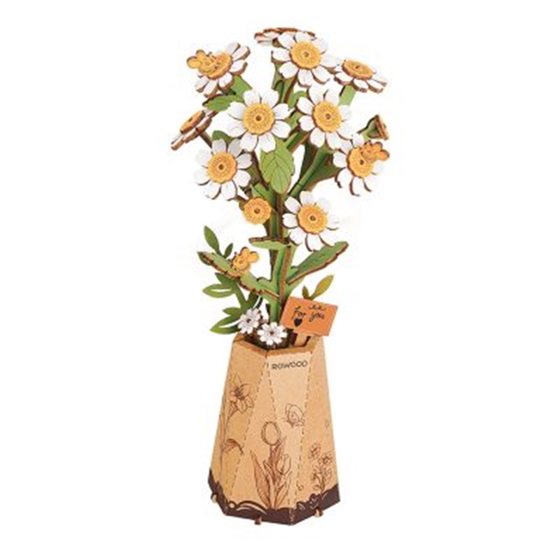 Robotime ROETW061 Chamomile - Wood Bloom Craft