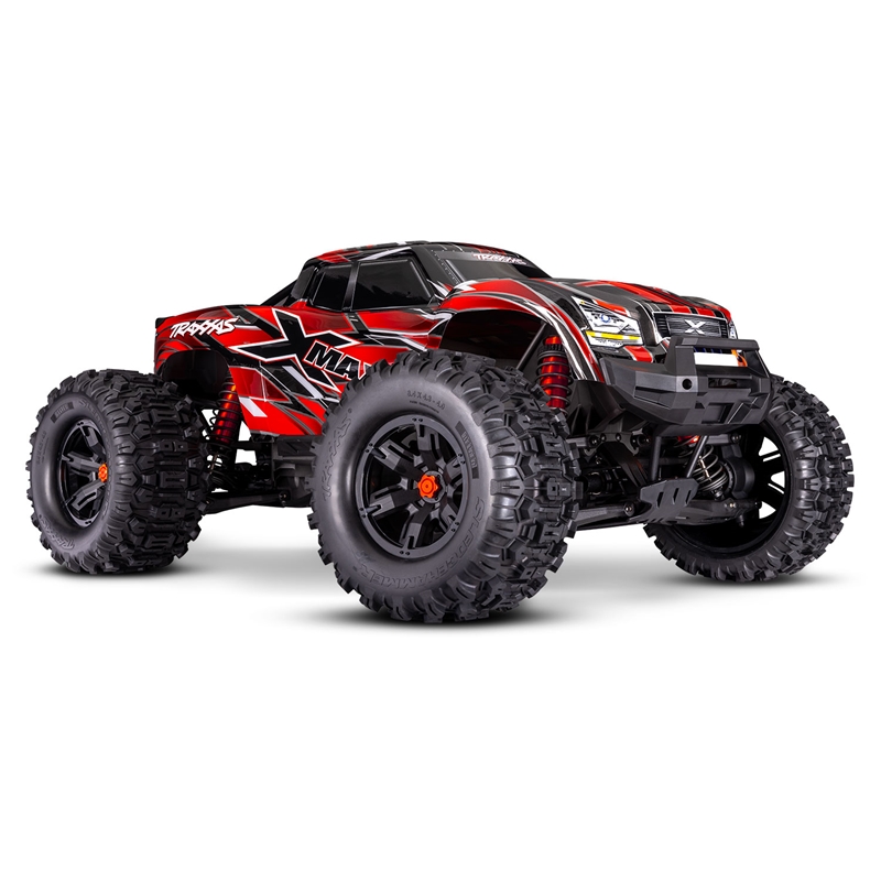 Traxxas 77096-4 Red X-Maxx Belted Brushless Monster Truck