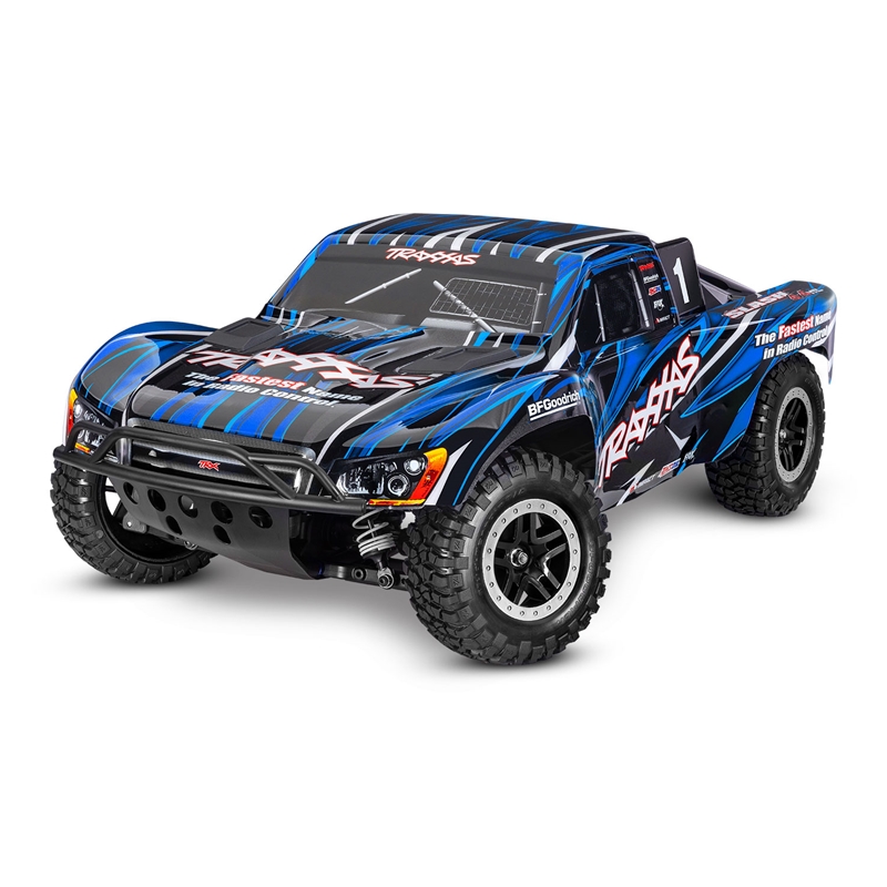 Traxxas TRA68386-4 Blue Slash 4x4 VXL HD