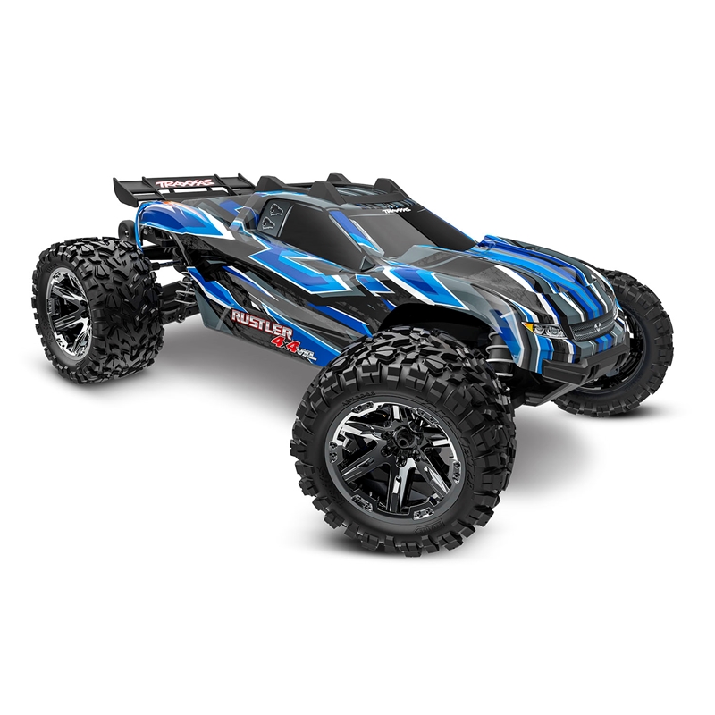 Traxxas TRA67376-4 Blue Rustler 4x4 VXL Brushless 1:10