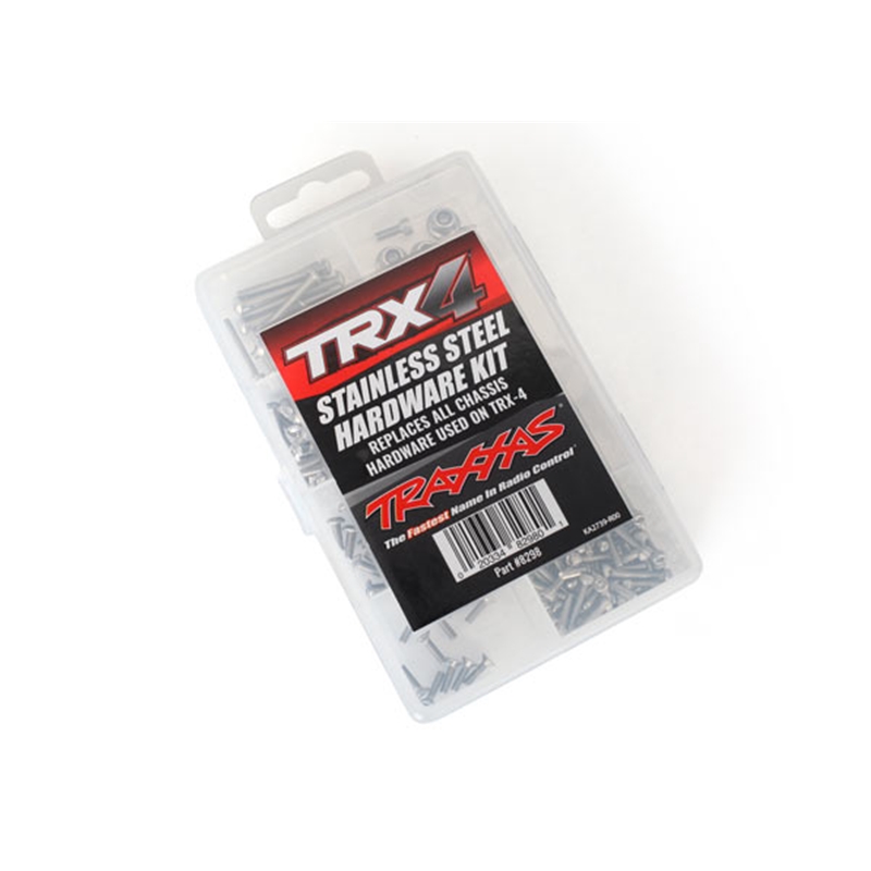 Traxxas 8298 Hardware kit, stainless steel, TRX-4 (contains all stainless steel hardware used on TRX-4)