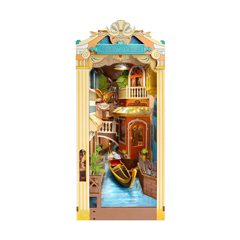 Rolife TGB08 3D Romantic Venice Book Nook & Wonderland