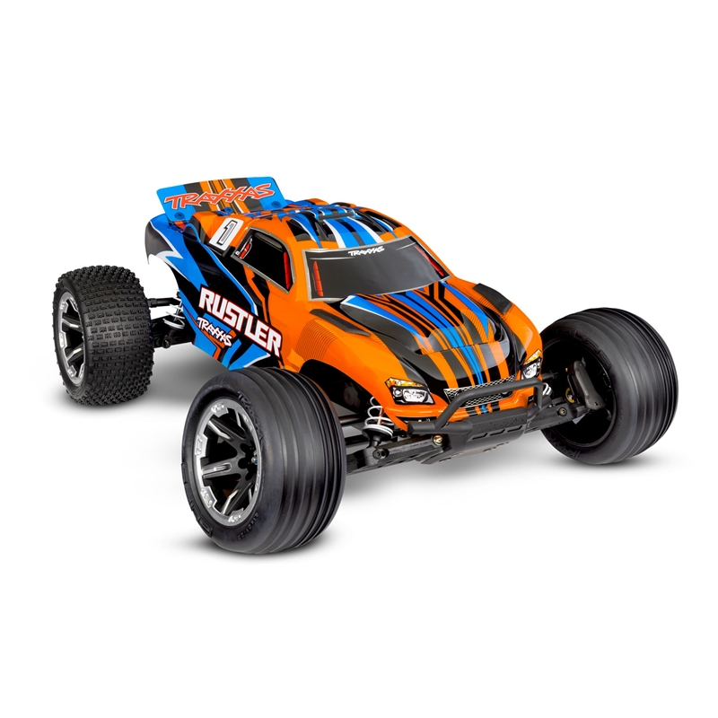 Traxxas 37254-8 Orange Rustler 1:10 Stadium Truck