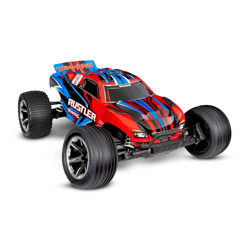 Traxxas 37254-8 Red Rustler 1:10 Stadium Truck