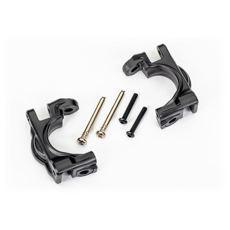 Traxxas 9032 Caster blocks (c-hubs), extreme heavy duty, black (left & right)