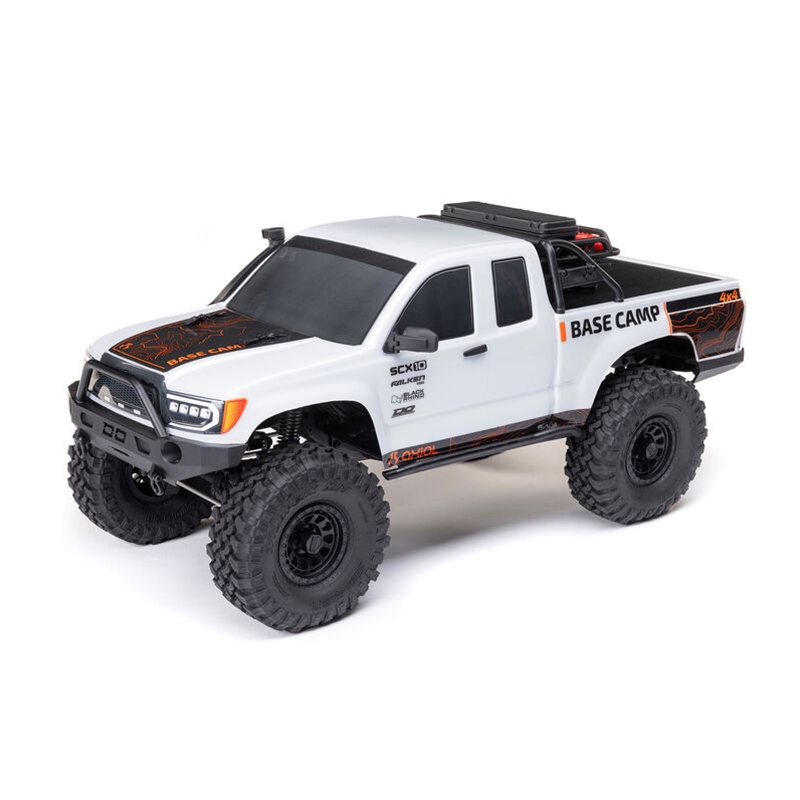 Axial AXI-1375T1 White 1/10 SCX10 III Base Camp 4X4 Rock Crawler Brushed RTR