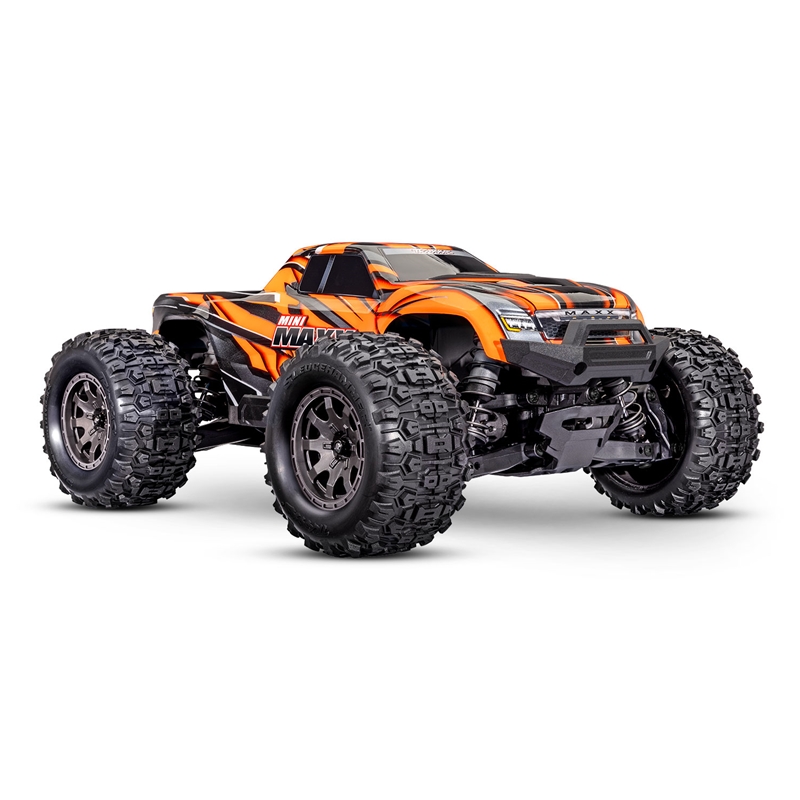 Traxxas 107154-4 Orange Mini Maxx 4WD Brushless Monster Truck