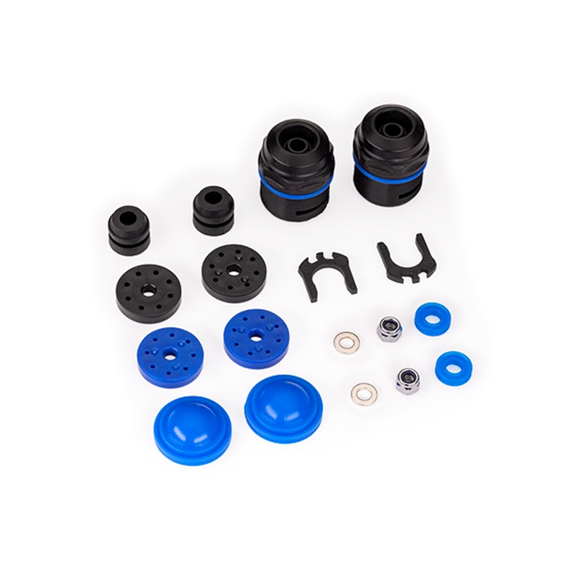 Traxxas 7762X Rebuild kit, GTX shocks (lower cartridge, assembled, pistons, piston nuts, bladders) (renews 2 shocks) (TRA7762X)