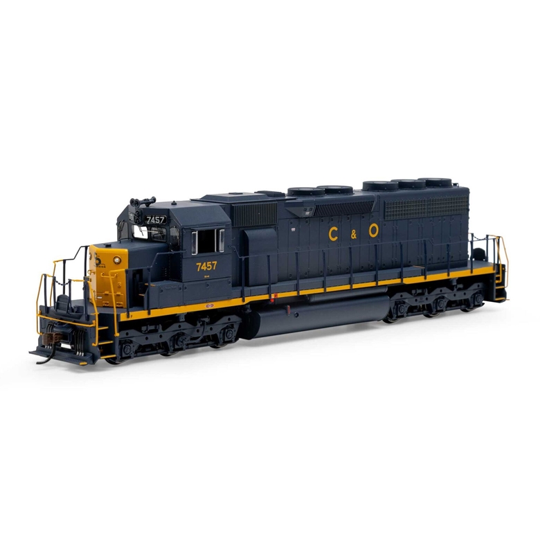 Athearn ATH73740 HO SD40 Locomotive with DCC & Sound, C&O #7457