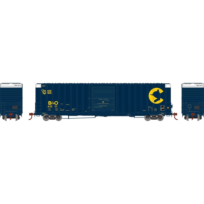 Athearn ATH72832 HO 60' ICC Hi-Cube Box, B&O #410111