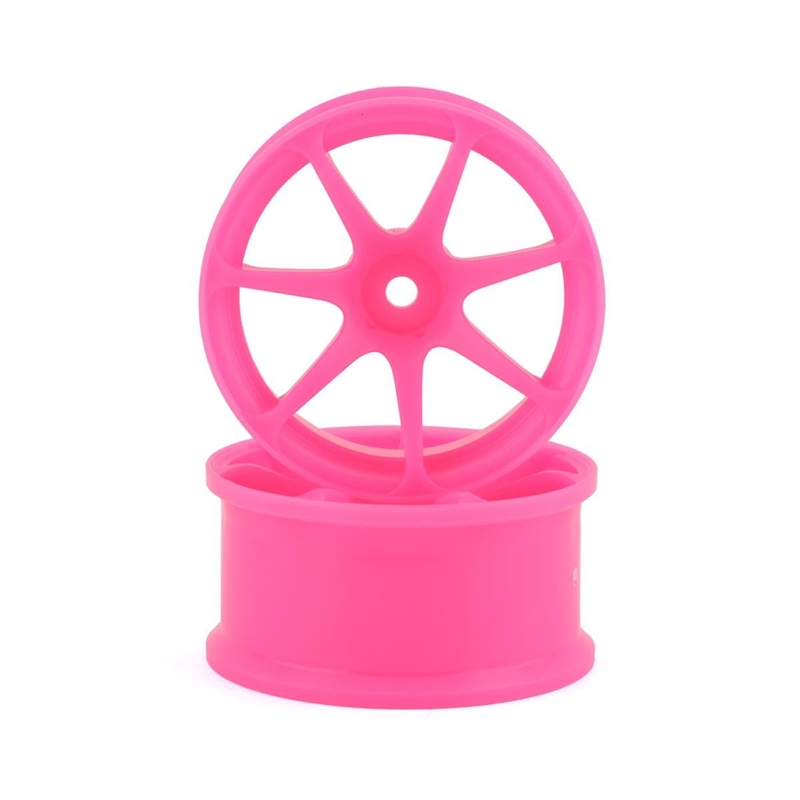 Integra IW-2205PK AVS Model T7 High Traction Drift Wheel (Pink) (2) (5mm Offset) w/12mm Hex