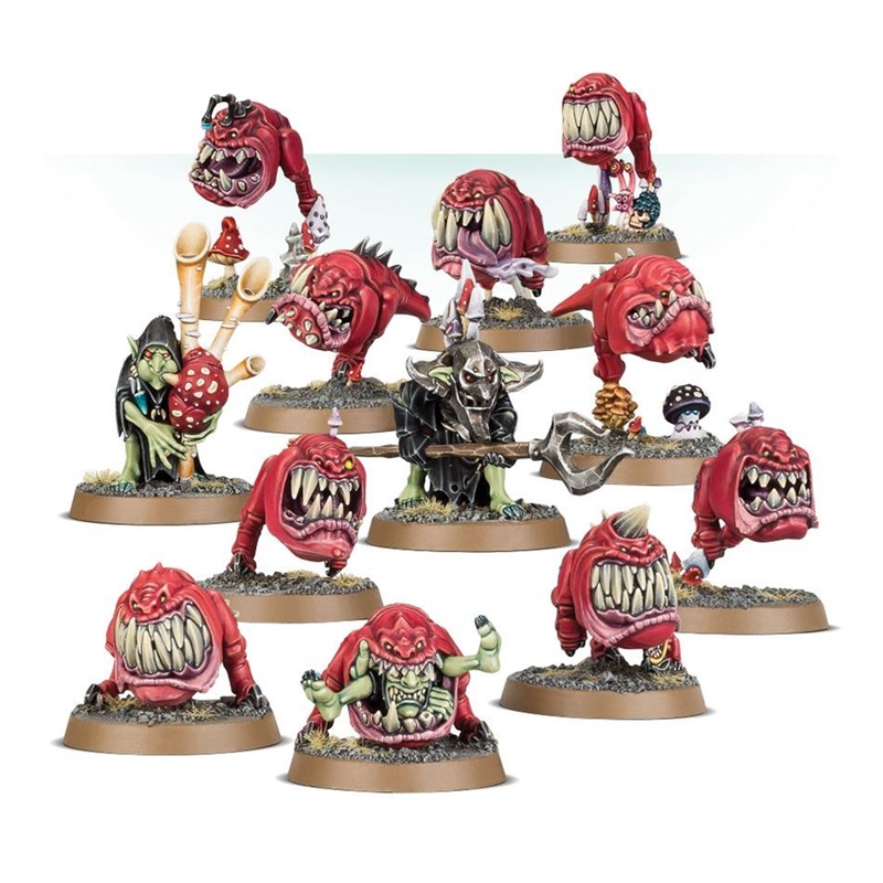 Games Workshop GWS89-48 Warhammer Age of Sigmar Gloomspite Gitz Squig Herd