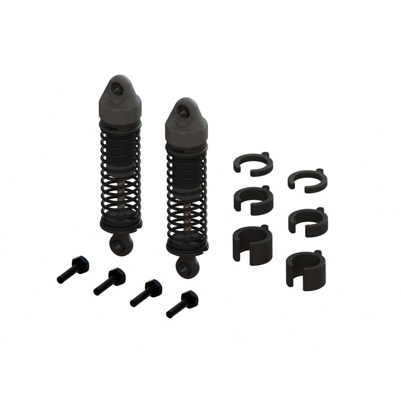 Arrma ARA330838 Shock Set, 58mm Length, 800cSt Oil (2): GROM