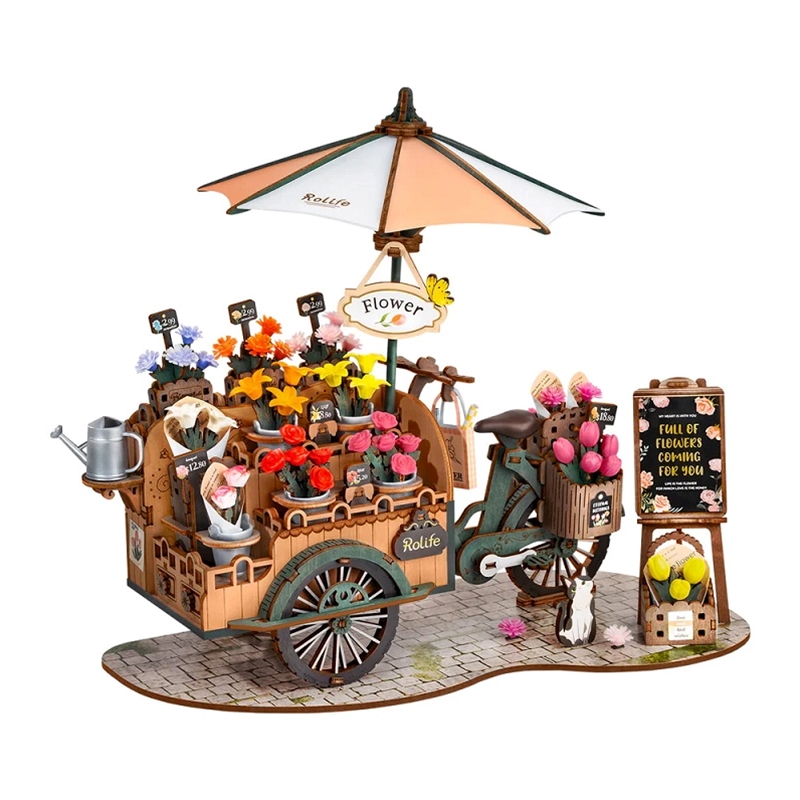 Rolife ROETGS03 Blossom Cart 3D Wooden Puzzle