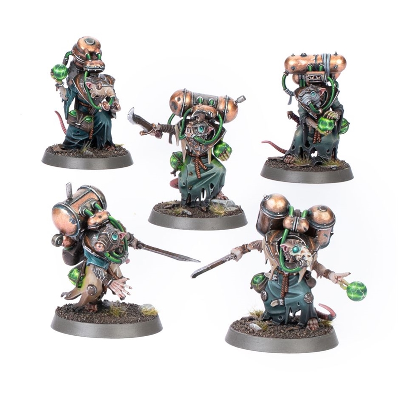 Games Workshop GWS90-47 Warhammer Age of Sigmar Skaven Acolyte Globadiers