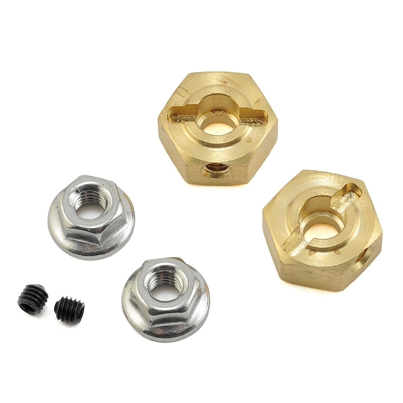 KNK KNK12x6BRA Oversized Brass Wheel Hexes 6mm