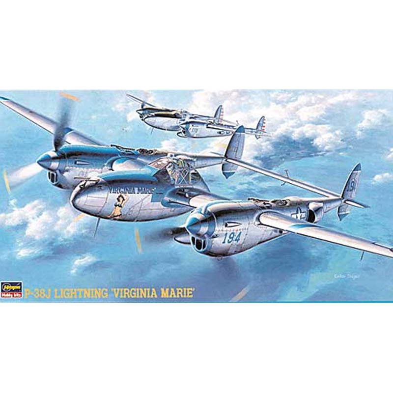 Hasegawa P-38J Lightning "Virginia Marie" 1:48