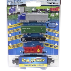 battery toy train set